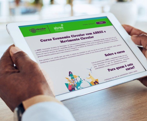 ABREE e Movimento Circular lançam curso  gratuito sobre economia circular para  impulsionar a sustentabilidade no Brasil